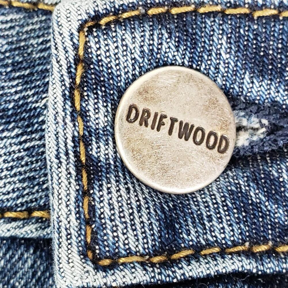 Driftwood Stella Jeans 31x27 Straight Leg Denim Sundance Medium Wash High Rise - Picture 6 of 11